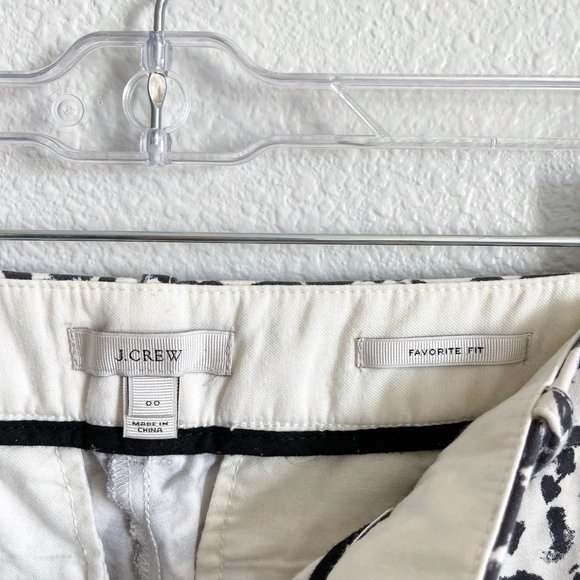 J. Crew Favorite Fit Snow Leopard Print Pant - Picture 7 of 9